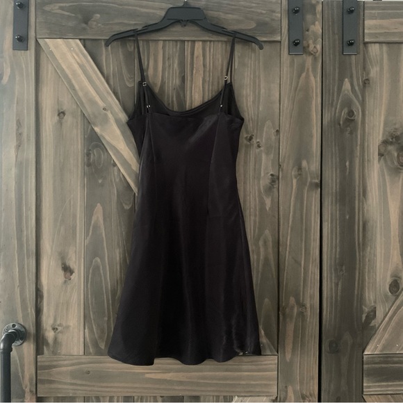 Cotton Candy LA Black Slip Dress - Picture 2 of 4